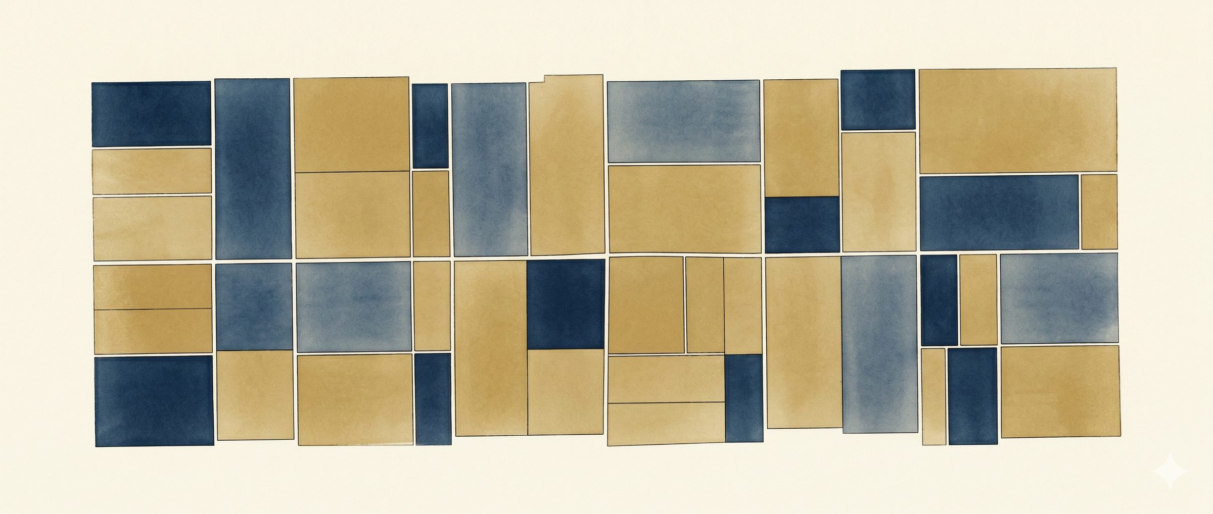 Aerial view of irregular land parcels — abstract cadastral composition